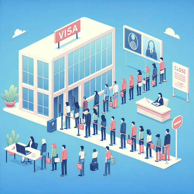 Rule Change and Staffing Crunch Push U.S. B-1/B-2 Visa Wait Times in India Past 300 Days