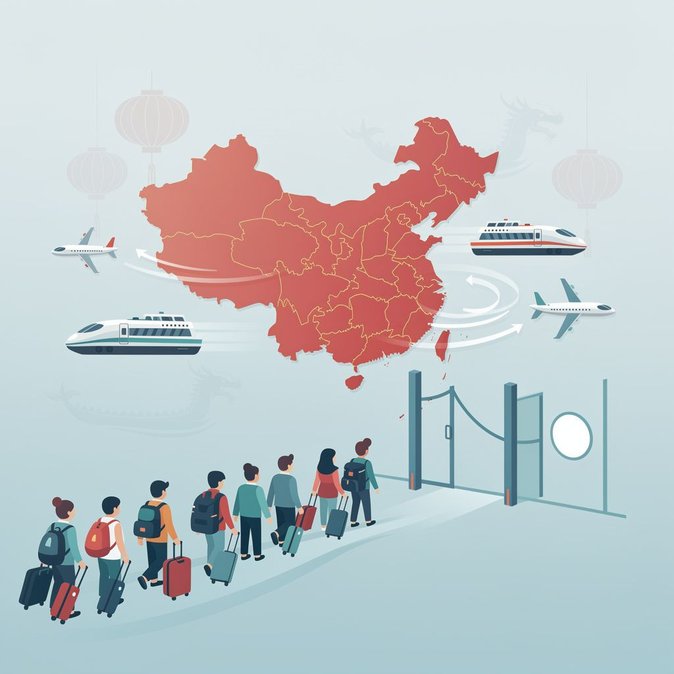 端午节期间中国口岸出入境人数达667万，同比增长12.9%