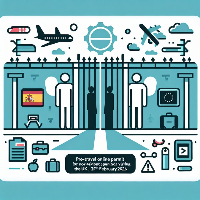 UK Electronic Travel Authorisation Becomes Compulsory for Spaniards from 25 February 2026