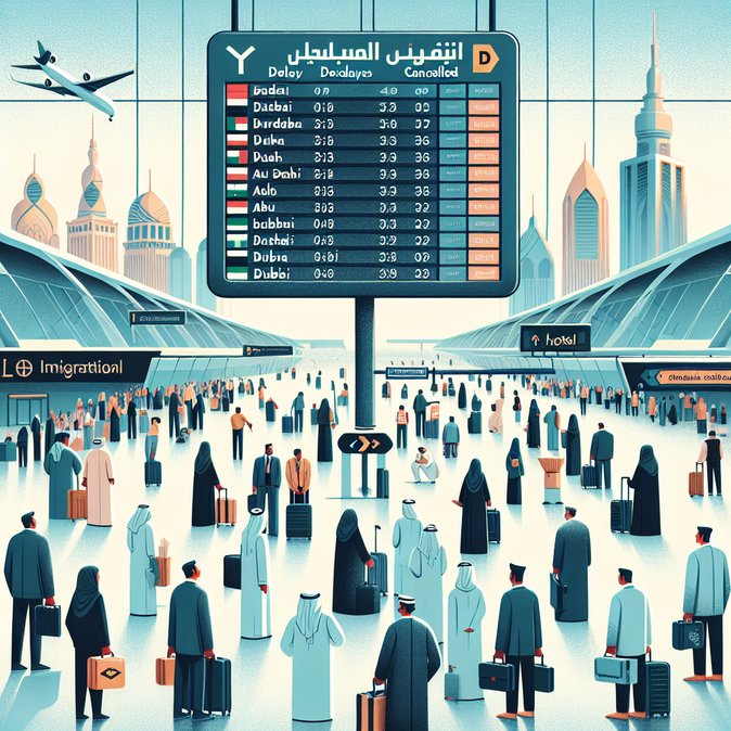 124 retards de vols et 22 annulations frappent les aéroports des Émirats arabes unis alors que les turbulences régionales persistent