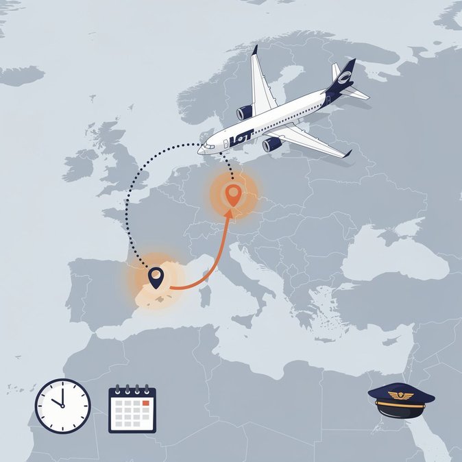 Un vuelo de LOT Boeing 737 MAX se desvía a Milán tras enfermedad del piloto en vuelo Palma–Varsovia