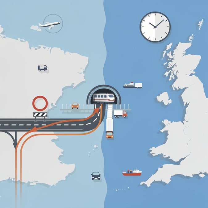 Calais A16 roadworks close Eurotunnel tourism ramps, sparking cross-Channel detours
