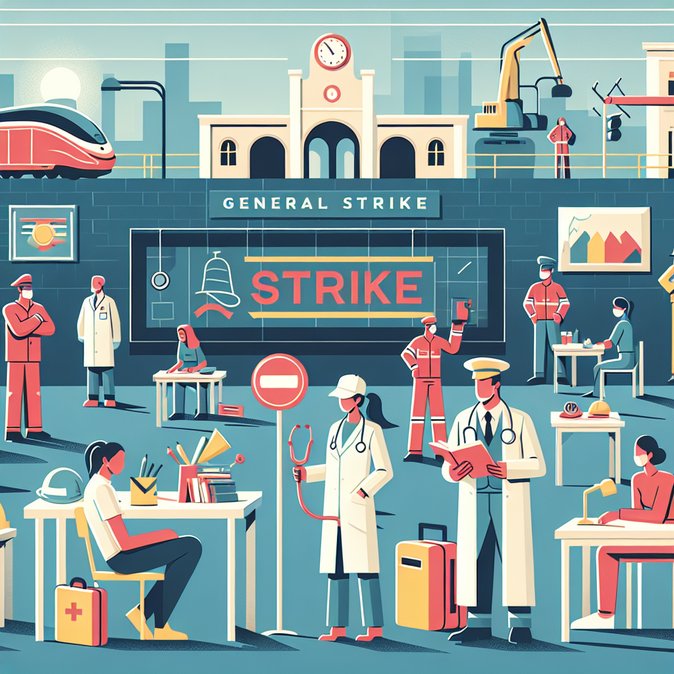 Nation-wide 24-hour general strike set for 9 March; unions file notice on International Women’s Day eve