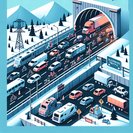 Gotthard Tunnel Weekend Congestion Peaks at 6 km but Clears by Evening