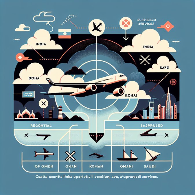 Air India & IndiGo keep India–Gulf corridor open with 64 flights amid West Asia airspace crisis