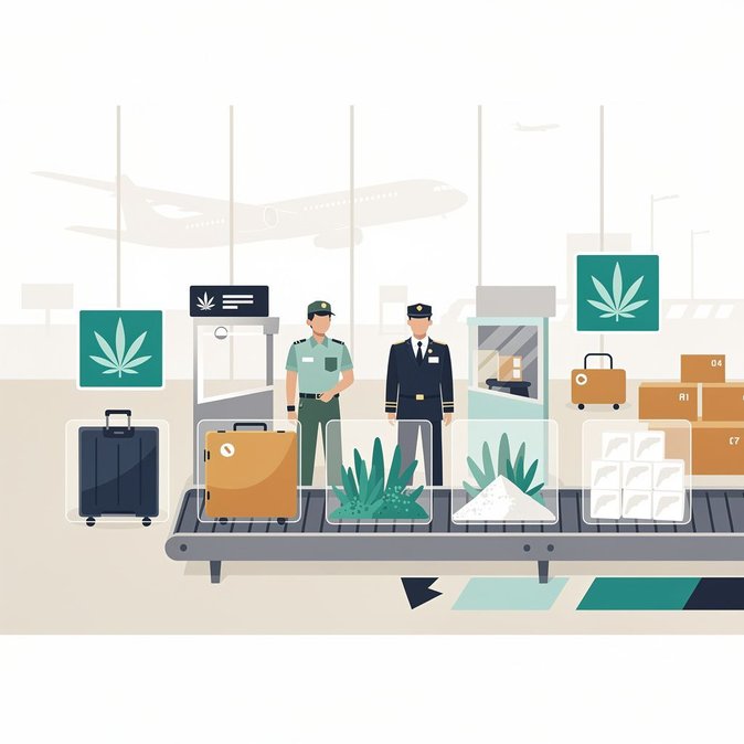 Frontex-Backed Operation Seizes 11 kg of Cannabis and Ketamine at Madrid-Barajas