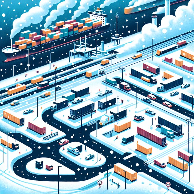 Snowstorm shuts Port of Hamburg rail access, snarling freight and automotive supply chains