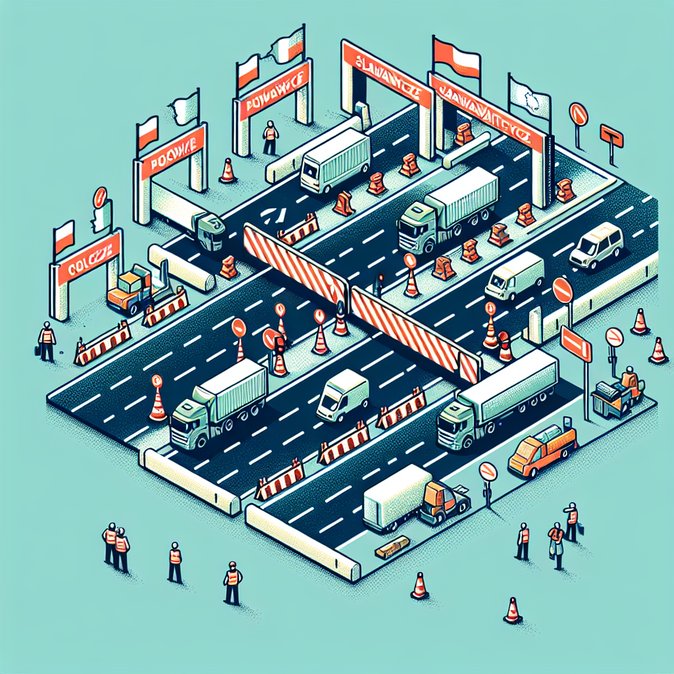 Poland shuts Połowce and Sławatycze Belarus crossings, rerouting freight traffic