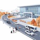La route d'accès à l'aéroport de Prague rouvre après deux semaines de déviation