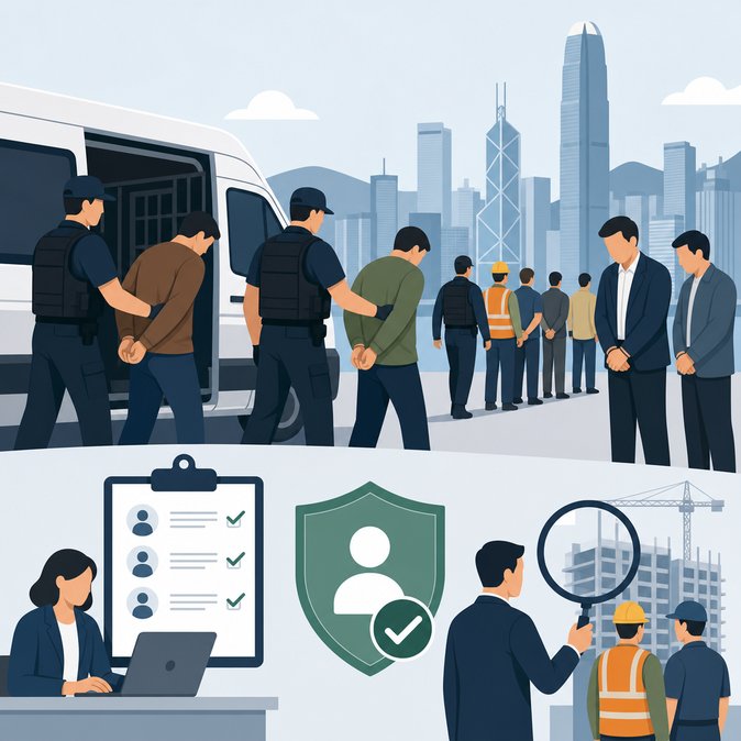 Immigration raids net 27 illegal workers and employers in week-long Hong Kong sweep