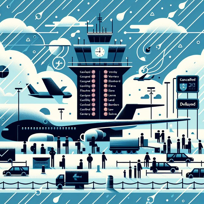 Storm Front Grounds Flights at Helsinki-Vantaa and Regional Airports