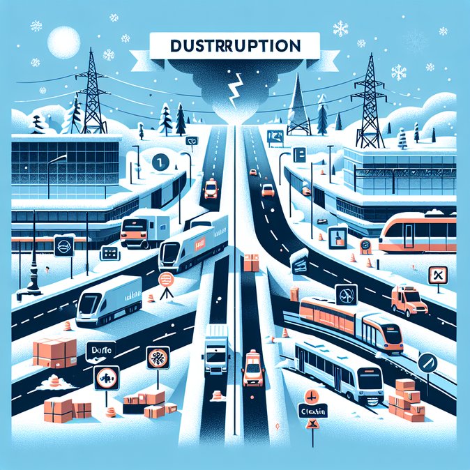 Heavy Snowfall Paralyzes Czech Transport Network, Forcing Businesses to Activate Travel-Risk Protocols