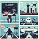 Italy faces November wave of strikes: 4 Nov school walkout kicks off month of transport and airport stoppages