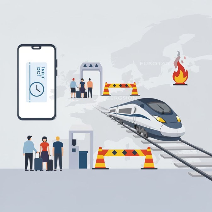 Eurostar Flags Fresh Delays and Cancellations on French Network Through 20 September