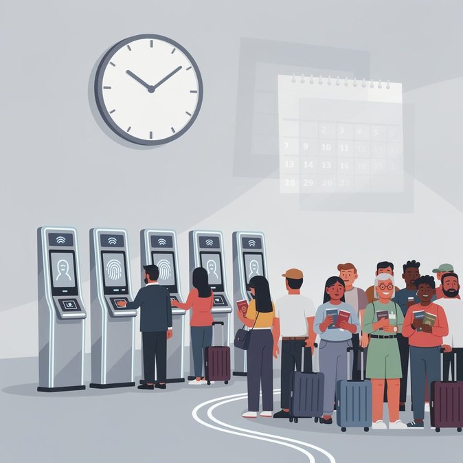 Frontex warns Entry/Exit System queues may persist until 2028 as biometric enrolment continues