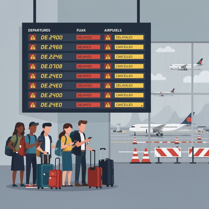 Live dashboard flags ‘severe disruption’ at Paris-CDG with 17 delays, 4 cancellations