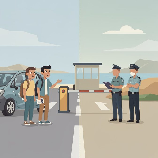 Dos chipriotas griegos detenidos en el norte por evadir los controles fronterizos