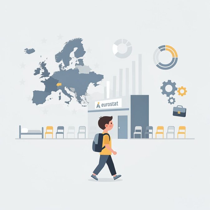 Data Eurostat menunjukkan Belgium menerima 55 permohonan suaka daripada kanak-kanak tanpa penjaga pada bulan Jun.