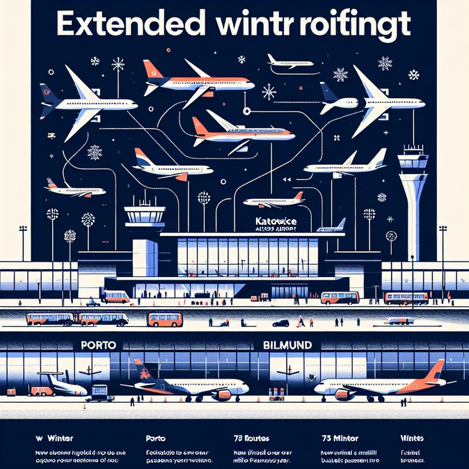 Katowice Airport unveils record winter schedule – 75 routes in 39 countries