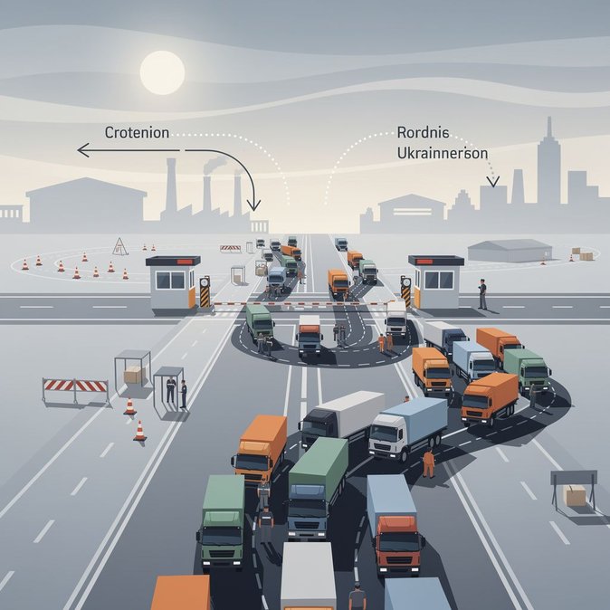 Thirty-Hour Truck Delays at Hrushiv–Budomezh Signal Summer Crunch on Poland–Ukraine Border