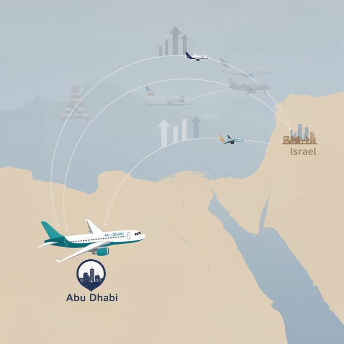 الاتحاد للطيران تحافظ على الربط بين الإمارات وإسرائيل بينما تقلص شركات طيران أخرى جداول رحلاتها