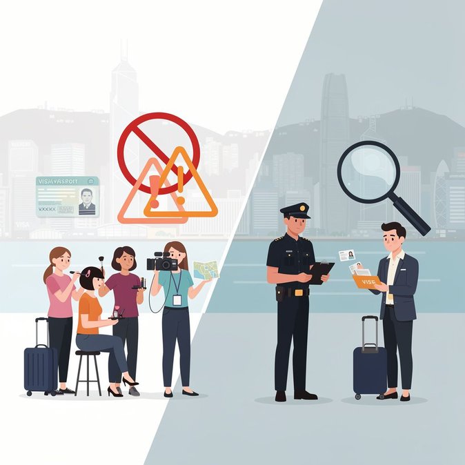 Une opération contre l'immigration conduit à l'arrestation de quatre touristes accusés d'avoir détourné leurs visas de visite pour des prestations rémunérées