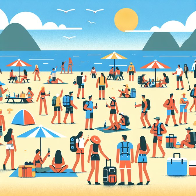 Backpacker Christmas shifts south as thousands descend on Coogee Beach