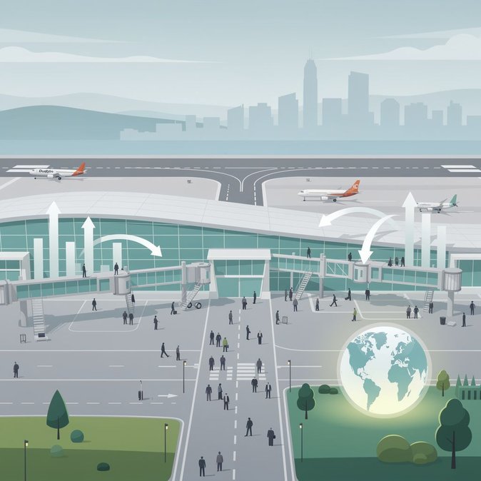 El Gobierno avanza para eliminar el límite de 32 millones de pasajeros en el Aeropuerto de Dublín