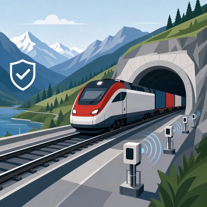 SBB Switches On Derailment Detectors Outside Gotthard Base Tunnel After 2023 Freight Accident