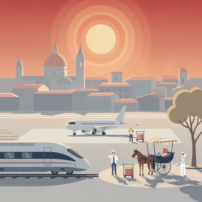 Vague de chaleur en alerte rouge en Italie : les transporteurs activent leurs plans d'urgence