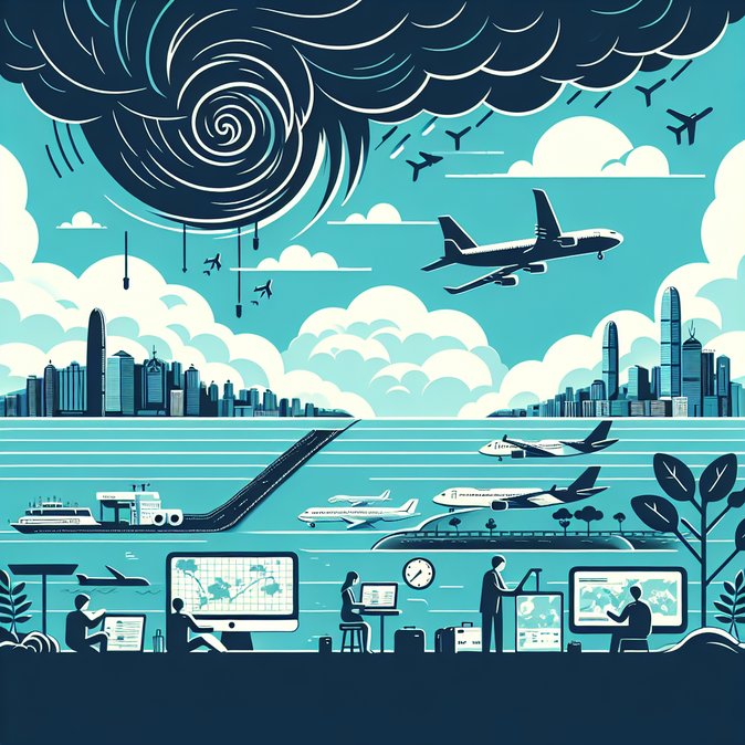 Le typhon Fung-wong frôle Hong Kong, incitant à la prudence pour les voyageurs sans causer de perturbations majeures