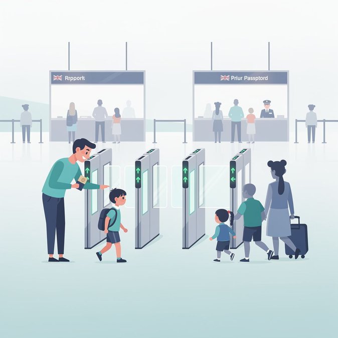 UK opens e-Gates to children aged 8 and 9, easing peak-season border queues