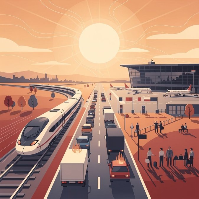 Poland issues highest-level heat alert; rail, road and airport operators roll out contingency plans