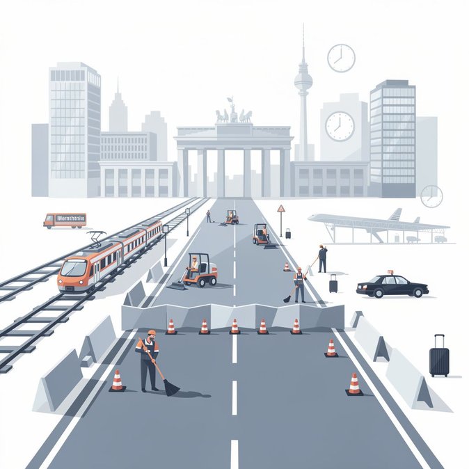 Berlin Marathon closures spill into 28 September, affecting access to government quarter and BER transfers