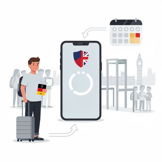 Auswärtiges Amt Updates UK Travel Advice: ETA Now Mandatory for Germans