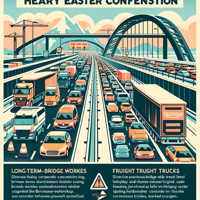 Holidaymakers Warned of Heavy Congestion on Austria’s Brenner Motorway as Construction and Easter Traffic Collide
