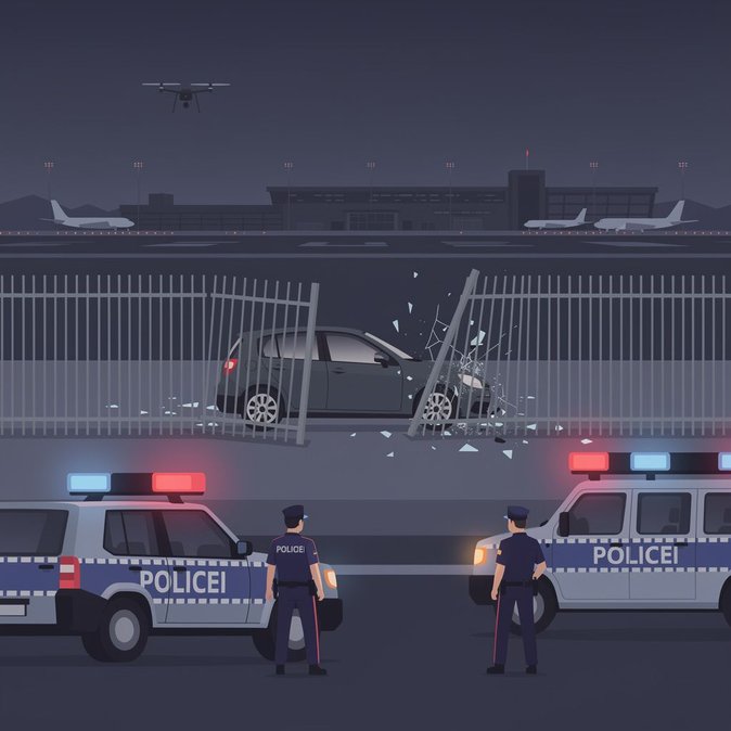 German Police Probe Leipzig/Halle Airport Fence Breach After Suspects Surrender