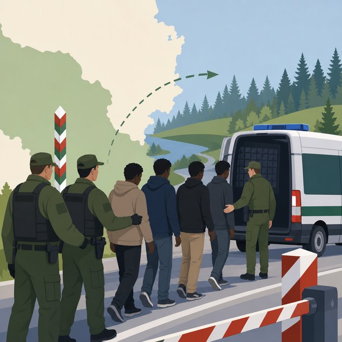 Border Guard detains four Somali migrants after clandestine crossing from Lithuania