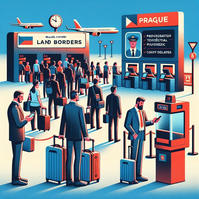Holiday Travellers Face Double Hit of Border Checks and EES Delays Leaving Czechia