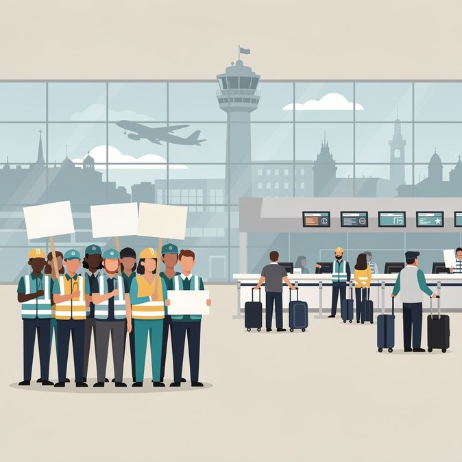 Prague Airport Unions Declare Strike Readiness—Operations Continue Normally