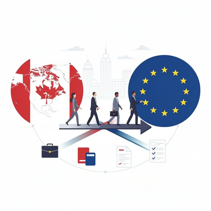 Carney pitches EU ‘associate membership’ for Canada to diversify trade and mobility