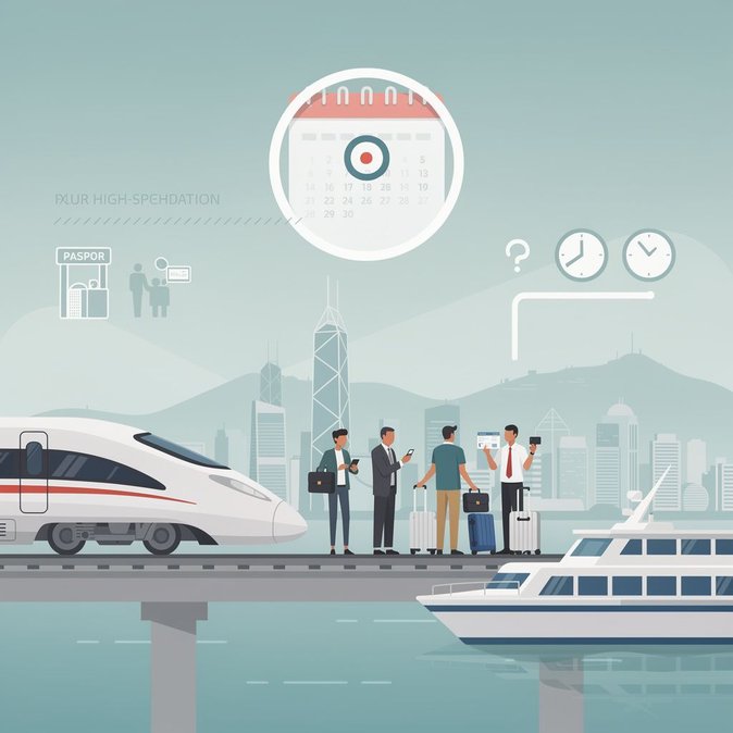 Extra High Speed Rail trains and ferry adjustments announced for 24 September travel surge