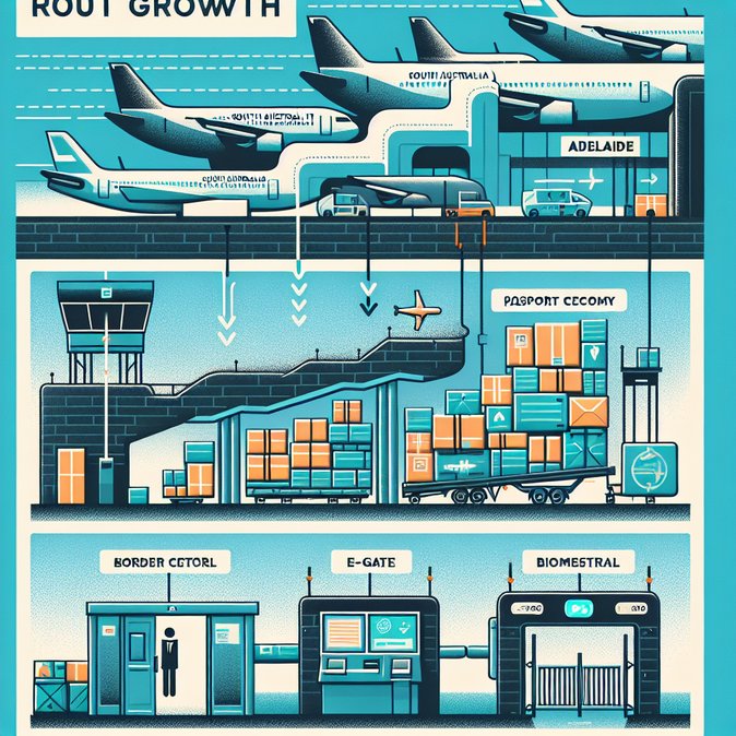 Adelaide Airport pushes for biometric border funding as export flights boom