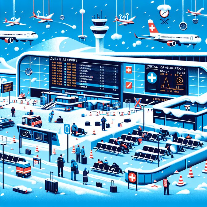 Europe-Wide Flight Chaos Spills into Zurich as 12 Delays, 2 Cancellations Logged