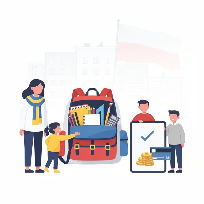 ‘Dobry Start’ school-grant season opens – Ukrainian children in Poland eligible for PLN 300 benefit