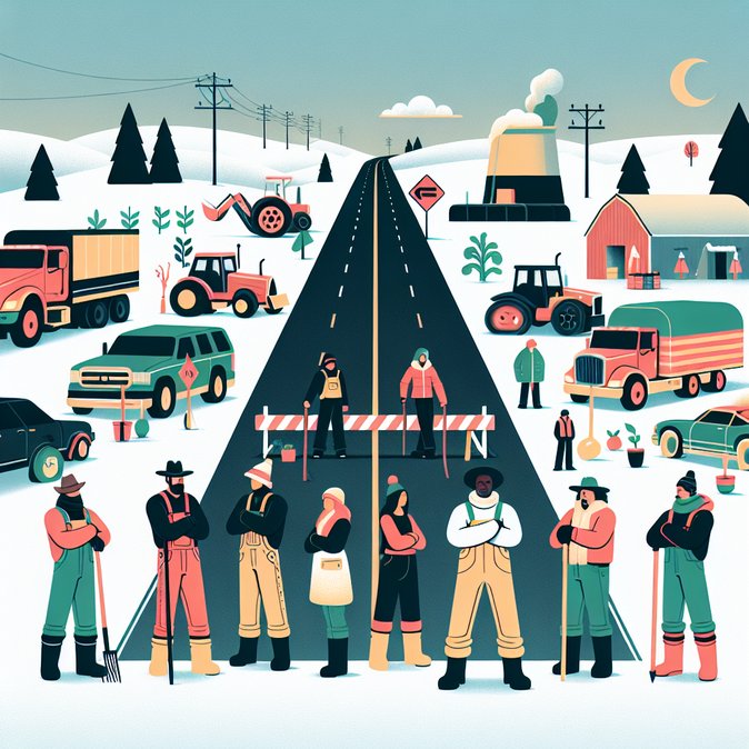 Government pleads for ‘Christmas truce’ as farmer blockades threaten national road network