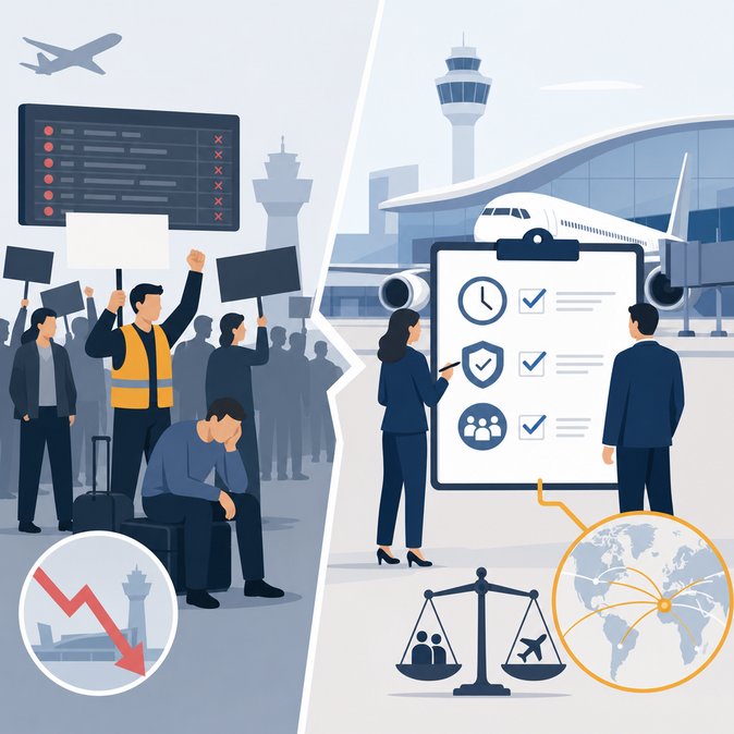 Lufthansa urges government to codify strike rules, warning of competitive drift to foreign hubs
