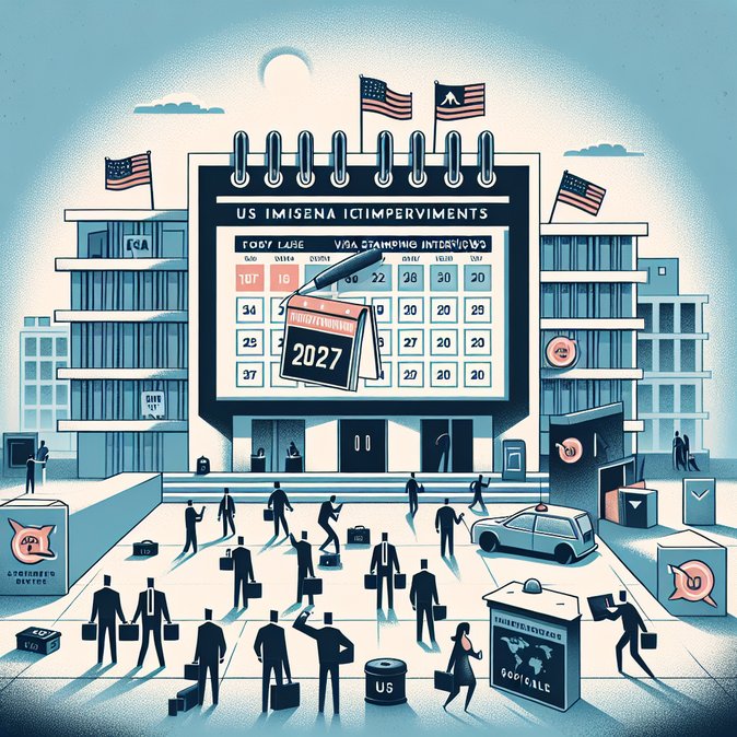 US Consulates Push H-1B Visa Interview Dates in India to 2027, Stranding Professionals