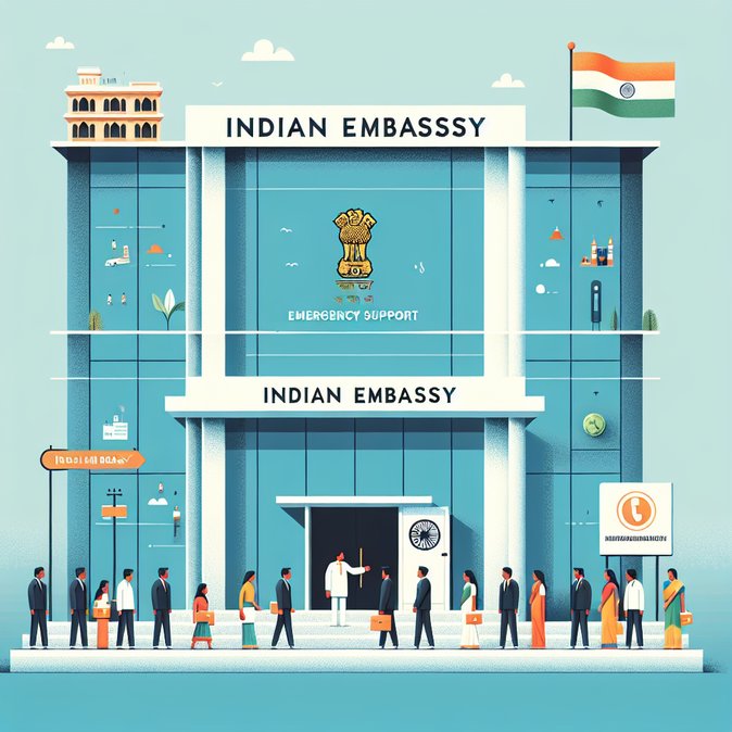 Embassy of India in Doha Suspends Walk-In Consular Services, Activates 24×7 Helpline