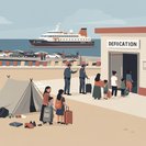 Spain Transfers Women and Children From Ceuta’s Hípica Camp for Identification